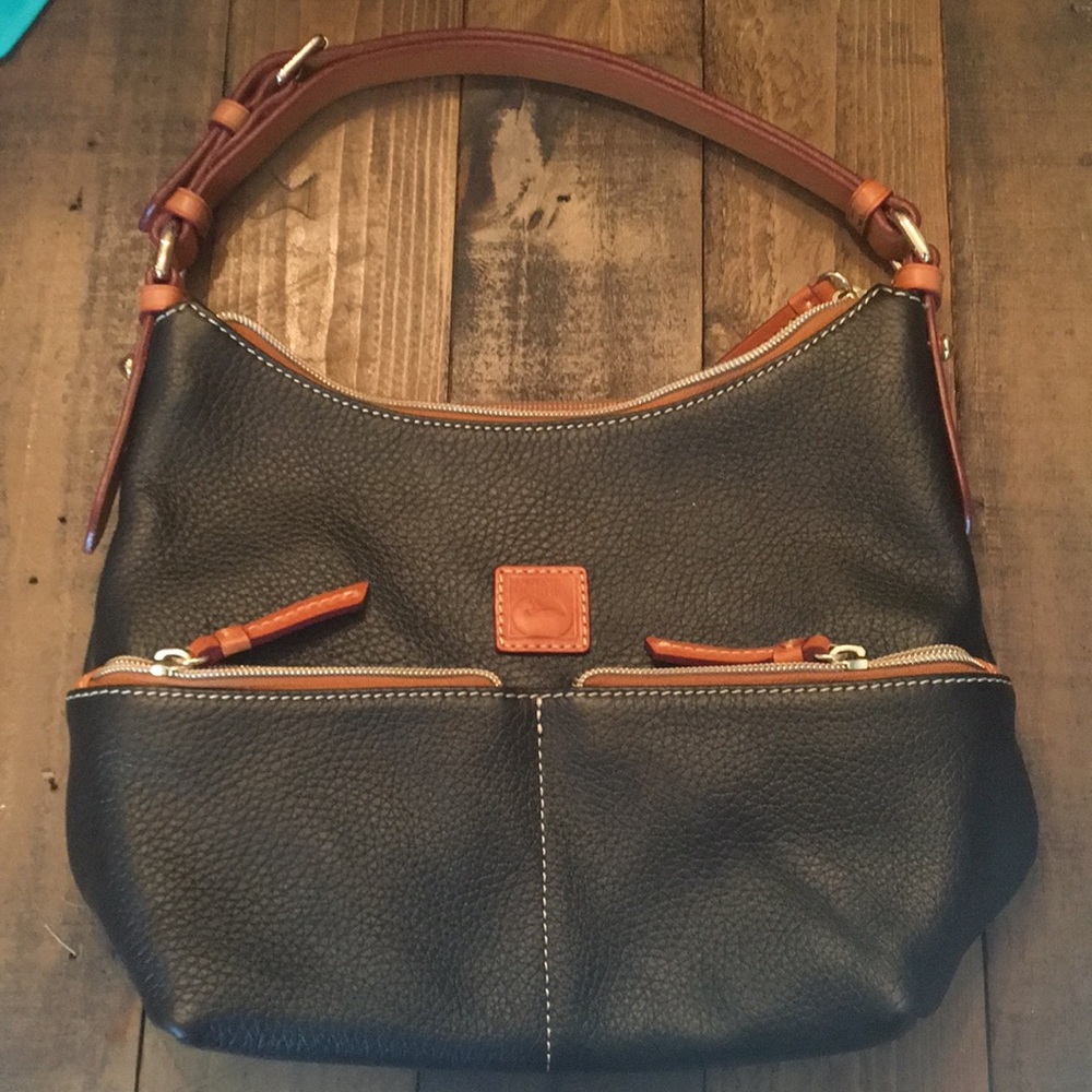 Dooney & Bourke black leather handbag